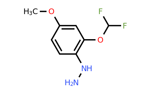 1804190-75-7 | 2-(Difluoromethoxy)-4-methoxyphenylhydrazine