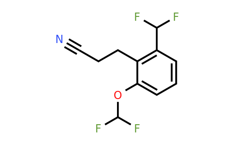 1804278-09-8 | 3-(2-(Difluoromethoxy)-6-(difluoromethyl)phenyl)propanenitrile