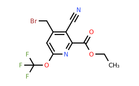 1804296-06-7 | Ethyl 4-(bromomethyl)-3-cyano-6-(trifluoromethoxy)pyridine-2-carboxylate