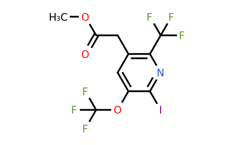 1804355-49-4 | Methyl 2-iodo-3-(trifluoromethoxy)-6-(trifluoromethyl)pyridine-5-acetate