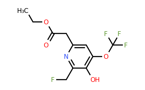 1804364-09-7 | Ethyl 2-(fluoromethyl)-3-hydroxy-4-(trifluoromethoxy)pyridine-6-acetate