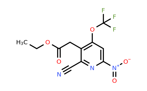 1804395-99-0 | Ethyl 2-cyano-6-nitro-4-(trifluoromethoxy)pyridine-3-acetate