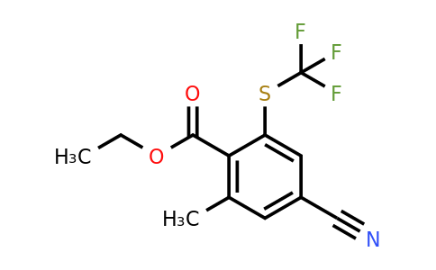 1804421-73-5 | Ethyl 4-cyano-2-methyl-6-(trifluoromethylthio)benzoate