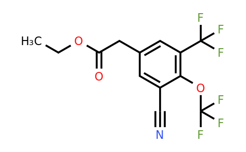 1804459-05-9 | Ethyl 3-cyano-4-trifluoromethoxy-5-(trifluoromethyl)phenylacetate