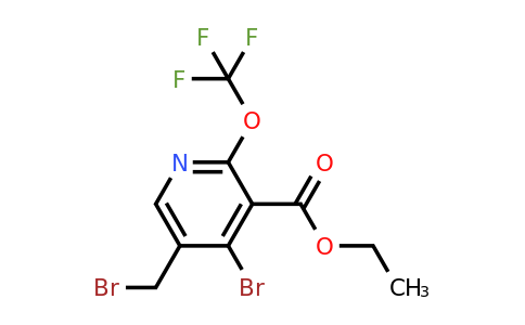 1804583-58-1 | Ethyl 4-bromo-5-(bromomethyl)-2-(trifluoromethoxy)pyridine-3-carboxylate