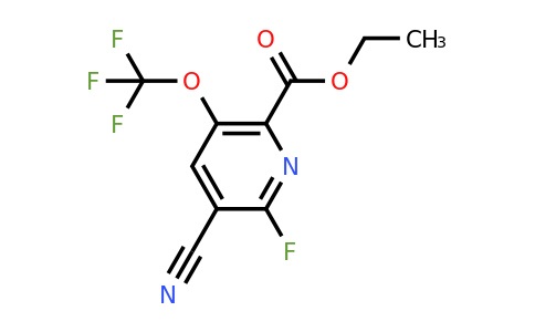 1804685-02-6 | Ethyl 3-cyano-2-fluoro-5-(trifluoromethoxy)pyridine-6-carboxylate