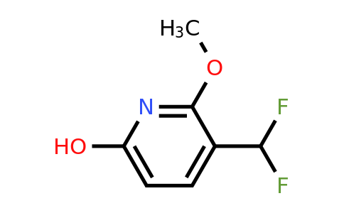 1804688-17-2 | 3-(Difluoromethyl)-6-hydroxy-2-methoxypyridine