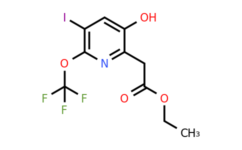 1804749-50-5 | Ethyl 3-hydroxy-5-iodo-6-(trifluoromethoxy)pyridine-2-acetate