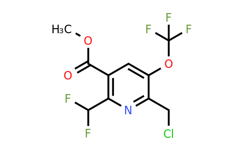 1804751-87-8 | Methyl 2-(chloromethyl)-6-(difluoromethyl)-3-(trifluoromethoxy)pyridine-5-carboxylate