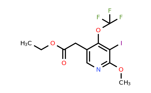 1804778-61-7 | Ethyl 3-iodo-2-methoxy-4-(trifluoromethoxy)pyridine-5-acetate