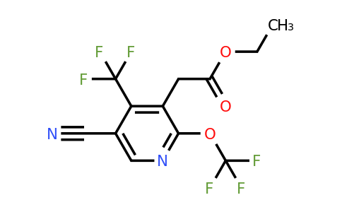 1804780-66-2 | Ethyl 5-cyano-2-(trifluoromethoxy)-4-(trifluoromethyl)pyridine-3-acetate