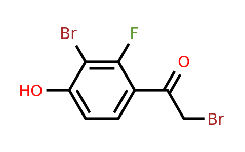 1804909-67-8 | 3'-Bromo-2'-fluoro-4'-hydroxyphenacyl bromide