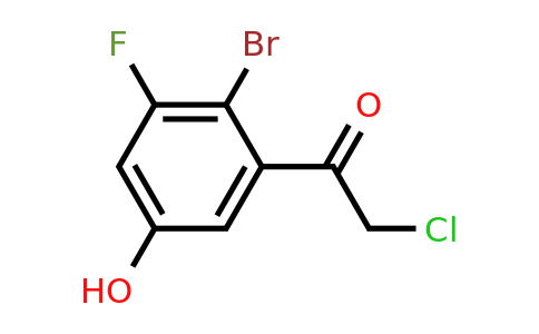 1804909-74-7 | 2'-Bromo-3'-fluoro-5'-hydroxyphenacyl chloride