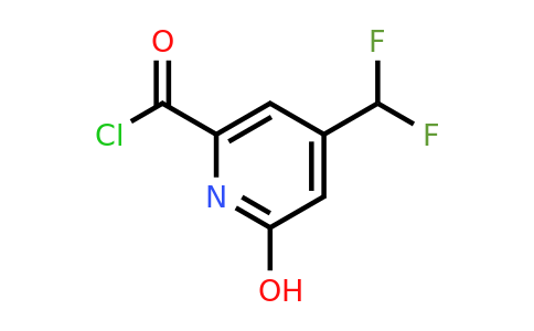 1805004-81-2 | 4-(Difluoromethyl)-2-hydroxypyridine-6-carbonyl chloride