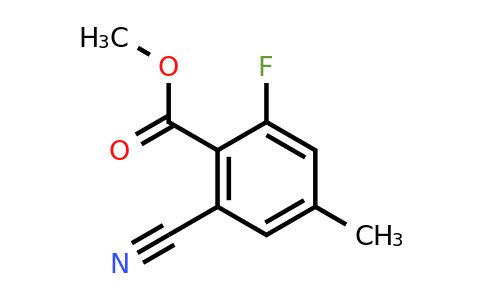 1805051-49-3 | Methyl 2-cyano-6-fluoro-4-methylbenzoate