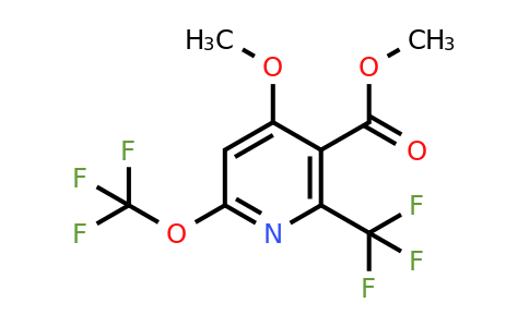 1805073-47-5 | Methyl 4-methoxy-6-(trifluoromethoxy)-2-(trifluoromethyl)pyridine-3-carboxylate