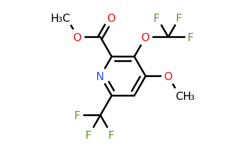 1805073-56-6 | Methyl 4-methoxy-3-(trifluoromethoxy)-6-(trifluoromethyl)pyridine-2-carboxylate