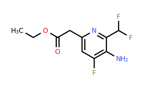 1805077-82-0 | Ethyl 3-amino-2-(difluoromethyl)-4-fluoropyridine-6-acetate