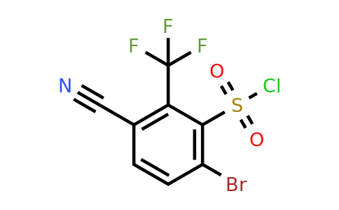 1805100-97-3 | 6-Bromo-3-cyano-2-(trifluoromethyl)benzenesulfonyl chloride