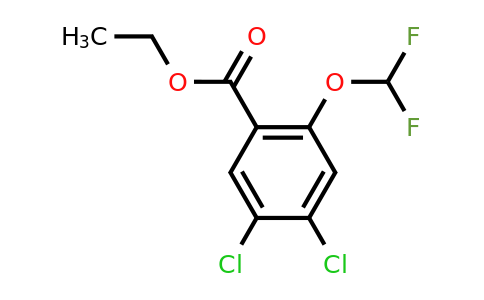 1805124-86-0 | Ethyl 4,5-dichloro-2-(difluoromethoxy)benzoate