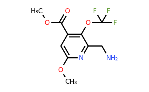 1805134-97-7 | Methyl 2-(aminomethyl)-6-methoxy-3-(trifluoromethoxy)pyridine-4-carboxylate