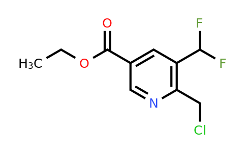 1805145-91-8 | Ethyl 2-(chloromethyl)-3-(difluoromethyl)pyridine-5-carboxylate