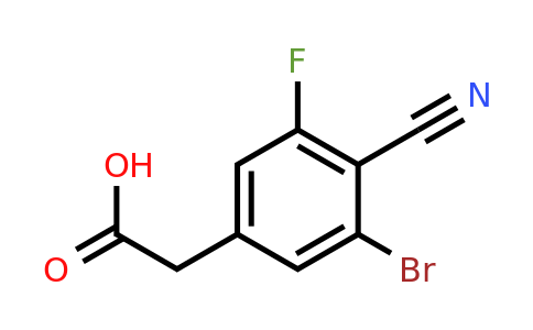 1805188-30-0 | 3-Bromo-4-cyano-5-fluorophenylacetic acid