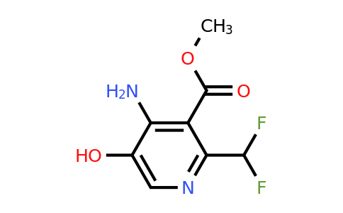 1805209-97-5 | Methyl 4-amino-2-(difluoromethyl)-5-hydroxypyridine-3-carboxylate