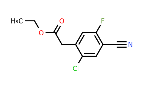 1805226-44-1 | Ethyl 2-chloro-4-cyano-5-fluorophenylacetate