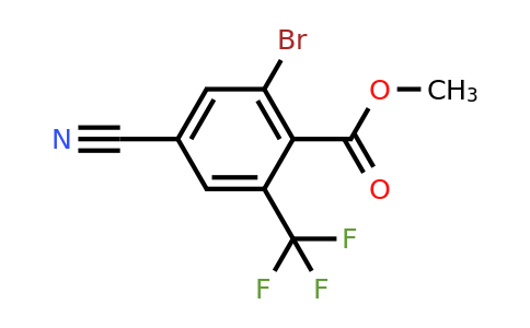1805250-57-0 | Methyl 2-bromo-4-cyano-6-(trifluoromethyl)benzoate