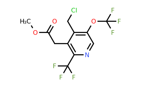 1805312-52-0 | Methyl 4-(chloromethyl)-5-(trifluoromethoxy)-2-(trifluoromethyl)pyridine-3-acetate