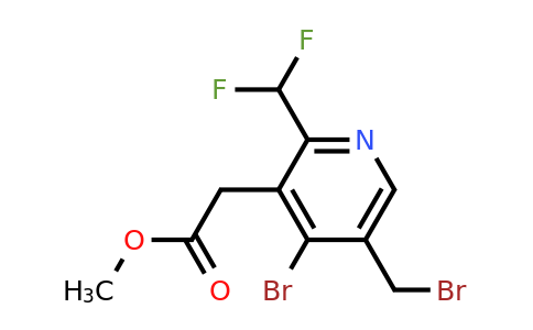 1805387-15-8 | Methyl 4-bromo-5-(bromomethyl)-2-(difluoromethyl)pyridine-3-acetate