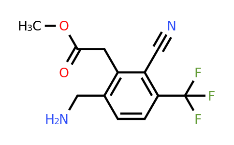 1805502-27-5 | Methyl 6-aminomethyl-2-cyano-3-(trifluoromethyl)phenylacetate