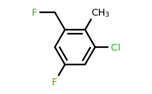 1805523-19-6 | 2-Chloro-4-fluoro-6-(fluoromethyl)toluene