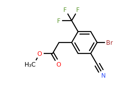 1805523-87-8 | Methyl 4-bromo-5-cyano-2-(trifluoromethyl)phenylacetate