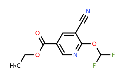 1805647-62-4 | Ethyl 5-cyano-6-(difluoromethoxy)nicotinate