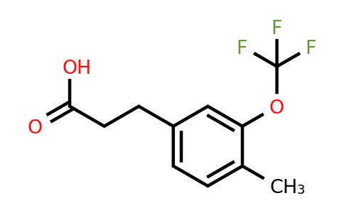 1805877-58-0 | 3-(4-Methyl-3-(trifluoromethoxy)phenyl)propanoic acid