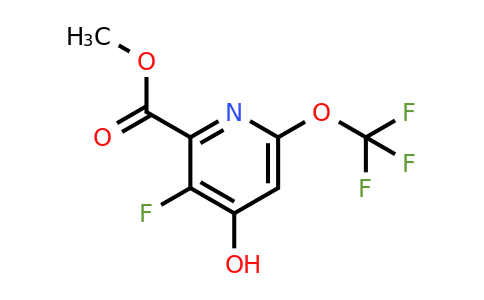 1805951-44-3 | Methyl 3-fluoro-4-hydroxy-6-(trifluoromethoxy)pyridine-2-carboxylate