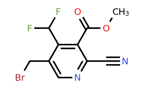 1805978-67-9 | Methyl 5-(bromomethyl)-2-cyano-4-(difluoromethyl)pyridine-3-carboxylate