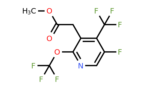 1806028-11-4 | Methyl 5-fluoro-2-(trifluoromethoxy)-4-(trifluoromethyl)pyridine-3-acetate