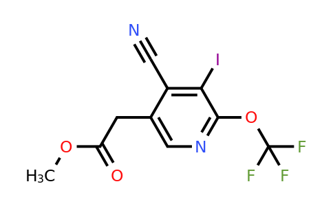 1806063-61-5 | Methyl 4-cyano-3-iodo-2-(trifluoromethoxy)pyridine-5-acetate