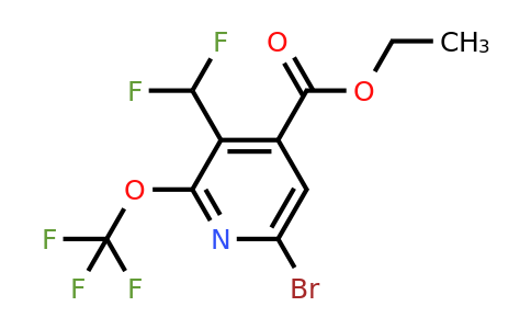 1806077-45-1 | Ethyl 6-bromo-3-(difluoromethyl)-2-(trifluoromethoxy)pyridine-4-carboxylate