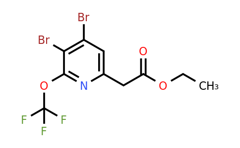 1806092-47-6 | Ethyl 3,4-dibromo-2-(trifluoromethoxy)pyridine-6-acetate