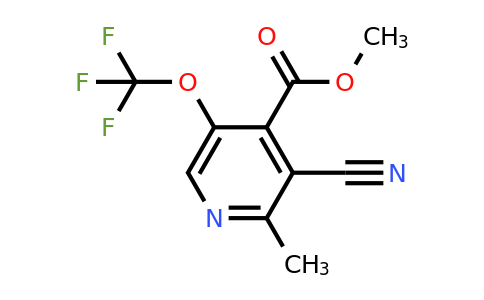 1806131-66-7 | Methyl 3-cyano-2-methyl-5-(trifluoromethoxy)pyridine-4-carboxylate