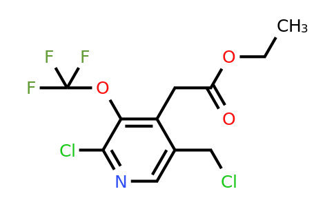 1806153-11-6 | Ethyl 2-chloro-5-(chloromethyl)-3-(trifluoromethoxy)pyridine-4-acetate