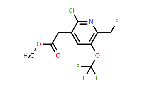 1806201-92-2 | Methyl 2-chloro-6-(fluoromethyl)-5-(trifluoromethoxy)pyridine-3-acetate