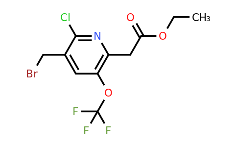 1806214-93-6 | Ethyl 3-(bromomethyl)-2-chloro-5-(trifluoromethoxy)pyridine-6-acetate