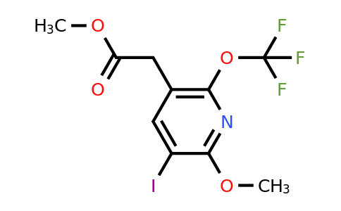 1806238-96-9 | Methyl 3-iodo-2-methoxy-6-(trifluoromethoxy)pyridine-5-acetate