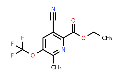 1806242-86-3 | Ethyl 5-cyano-2-methyl-3-(trifluoromethoxy)pyridine-6-carboxylate