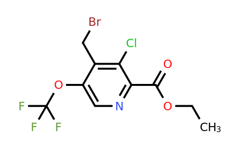 1806244-15-4 | Ethyl 4-(bromomethyl)-3-chloro-5-(trifluoromethoxy)pyridine-2-carboxylate